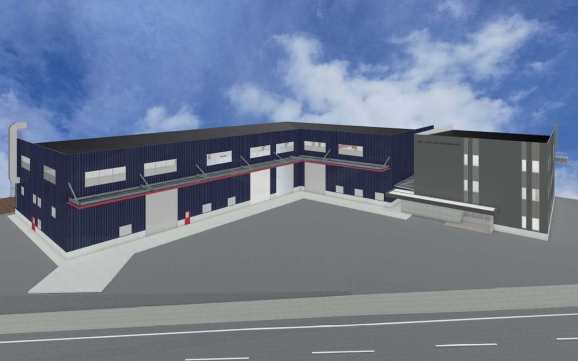 福岡製作所は2023年10月ごろに竣工予定