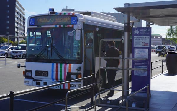 アイサンテクノロジーは自動運転バスの導入支援を進めている（愛知県常滑市）