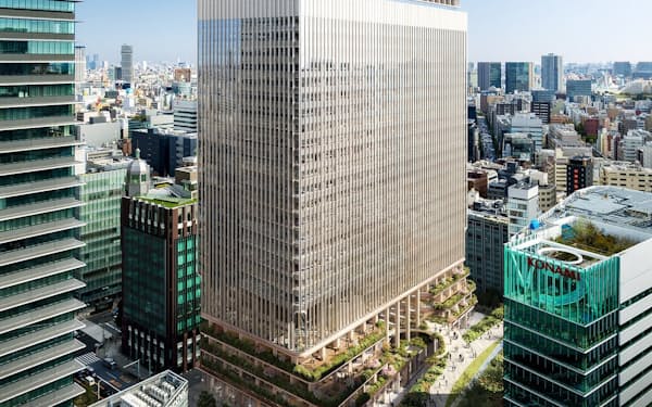 東京建物は京橋エリアに大型複合ビルを建設する(写真は完成イメージ)