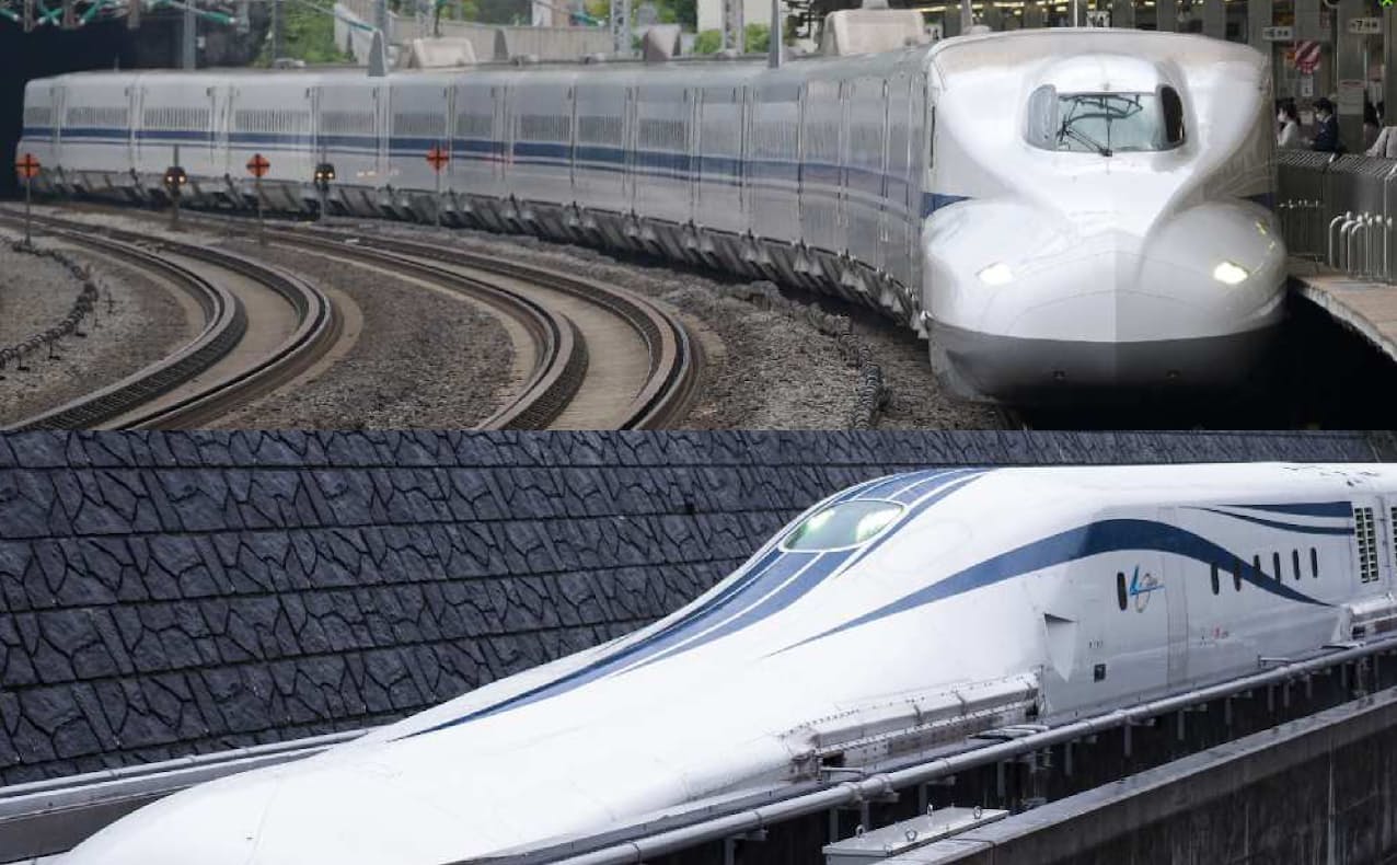 東海道新幹線㊤とリニア中央新幹線の実験車両