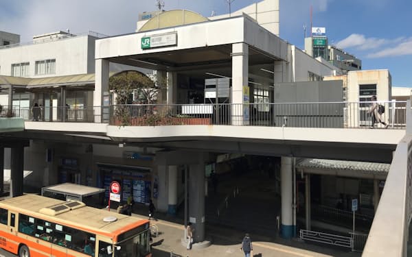 人口増加が続く神奈川県藤沢市のJR藤沢駅前