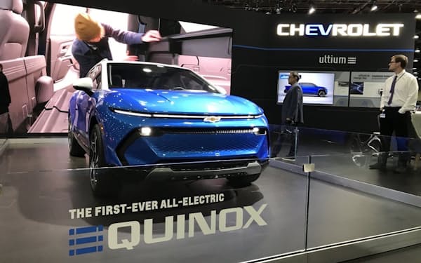 GMは今後、EVの生産能力を高め、相次ぎ新型車を投入する（同社EV）