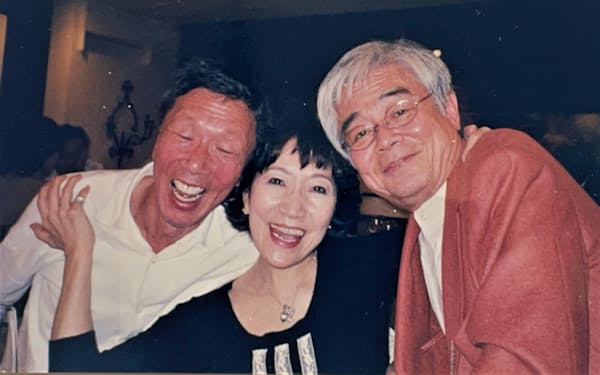 （左から）筆者、森山さん、本城さん（2007年）
