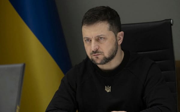 ゼレンスキー氏は公職者の腐敗への危機感を強めている＝ウクライナ大統領府・ロイター