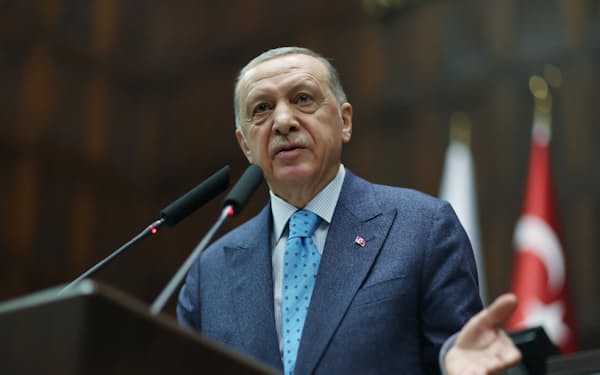 トルコのエルドアン大統領はスウェーデンのＮＡＴＯ加盟に難色を示す＝ロイター