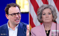 アンソロピックのダリオ・アモデイCEO㊧とワイルズ大統領首席補佐官