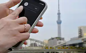 スマートフォンの電源をオフにして町に出かけるのもデジタルデトックスになる=岩田 陽一撮影 スマートフォンの電源をオフにして町に出かけるのもデジタルデトックスになる=岩田 陽一撮影