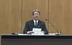 東北電の高野副社長は、再発防止を徹底する考えを強調した(27日)