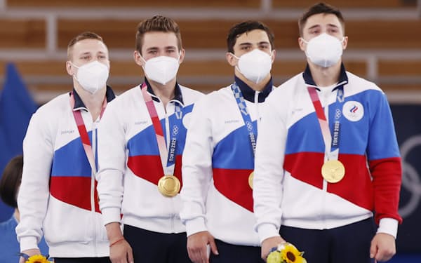 体操の強豪国ロシア。東京五輪ではROC（ロシア・オリンピック委員会）として男子団体総合金メダルを獲得した