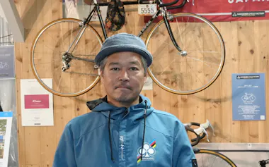 中島さんは故郷の茨城県土浦市でスチールフレーム自転車の専門店を開業した