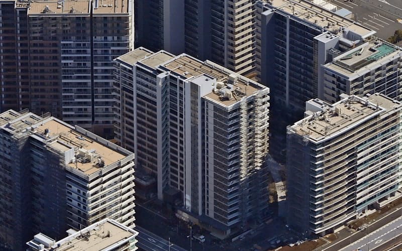東京都内のマンション群 東京都内のマンション群