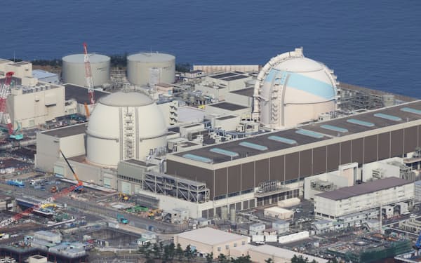 玄海原子力発電所（佐賀県玄海町）がテロ対策工事の遅れで大幅に稼働率を落とす