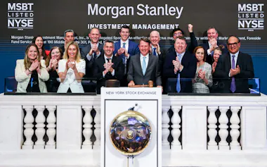 モルガン・スタンレー・インベストメント・マネジメントは大手米銀系初のビットコインETFを上場させた(NYSE提供)