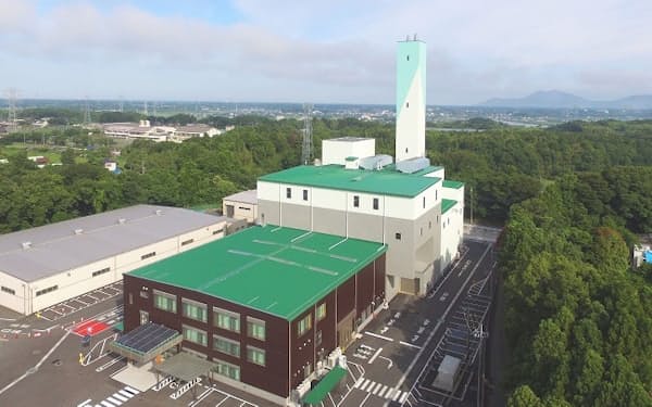いなしきエナジーが余剰電力を調達する予定のごみ処理施設（茨城県稲敷市）