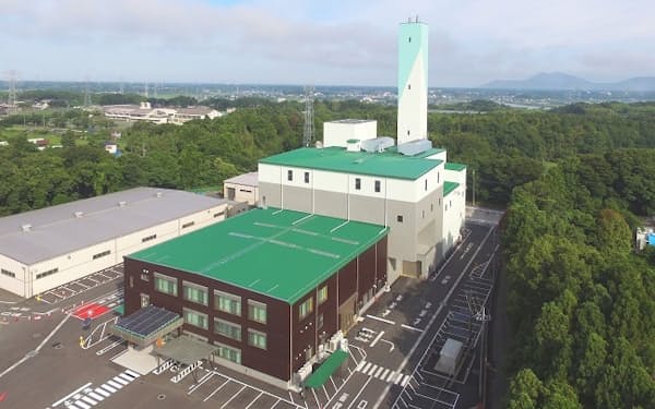 いなしきエナジーが余剰電力を調達する予定のごみ処理施設(茨城県稲敷市)