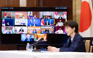 高市首相が打ち出した「パワー・アジア」は金融支援や備蓄体制の構築が柱となる(4月15日)=内閣広報室提供 高市首相が打ち出した「パワー・アジア」は金融支援や備蓄体制の構築が柱となる(4月15日)=内閣広報室提供