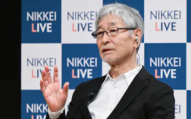「これからは、『いじわるじいさん』として生きていきたい」と語る財津