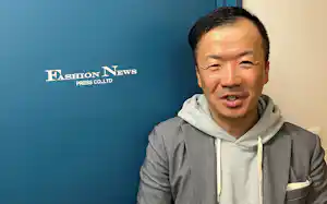 バルコスグループから独立して成長をめざすファッションニュース通信社の村重達也社長 バルコスグループから独立して成長をめざすファッションニュース通信社の村重達也社長