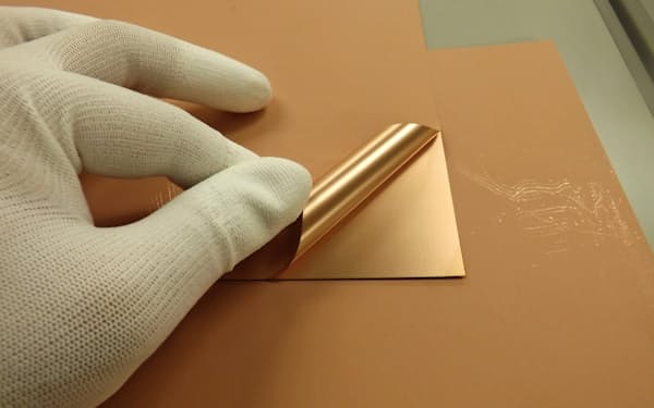 三井金ではスマホの回路基板に用いる極薄銅箔の販売量が前期比３割弱増える