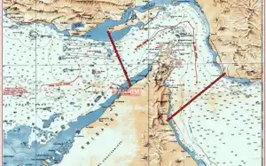 イラン側が新たに公開したホルムズ海峡の管理区域を示す地図=タスニム通信のX(旧ツイッター)への投稿から イラン側が新たに公開したホルムズ海峡の管理区域を示す地図=タスニム通信のX(旧ツイッター)への投稿から