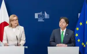 政府とEUは5日、デジタル分野で連携を深める共同声明を出した 政府とEUは5日、デジタル分野で連携を深める共同声明を出した