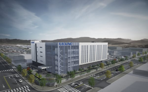 アルバックが韓国に設立する予定のTechnology Center PYEONGTAEKの完成イメージ