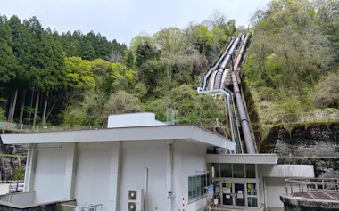 営業運転を再開した大日川第二発電所は出力を増やした