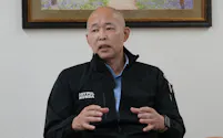ジョイフル本田の平山社長はアークランズとの経営統合で「成長スピードをあげたい」と語る(茨城県土浦市)