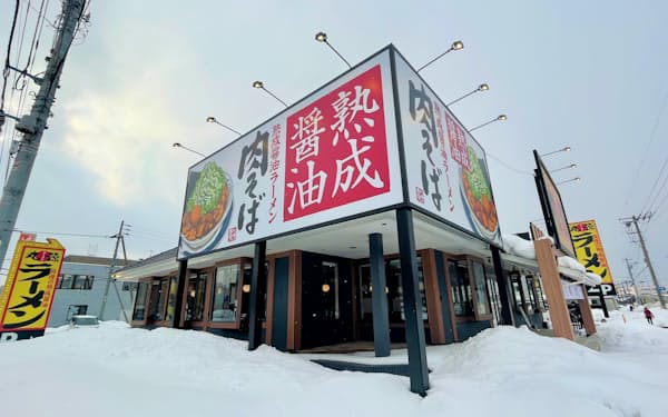 丸源ラーメンは22年12月に北海道1号店を開店した（13日、札幌市）