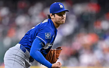 今月5日のアストロズ戦に先発登板した大谷翔平。地元テレビの実況によると、前日の試合後にマウンドの形状に違和感を感じ、チームに伝えていたという(Maria ysaker-Imagn Images)=ロイター