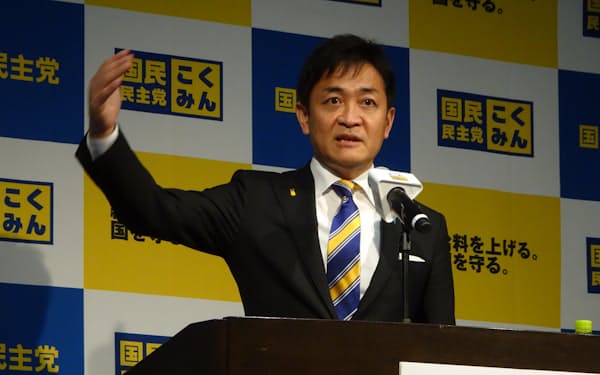 国民民主党の玉木雄一郎代表（11日）