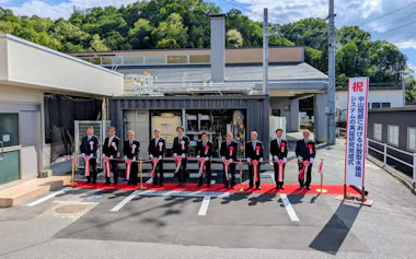 システムは中山間地の上下水道老朽化対策として実用化を目指す(11日、長野県喬木村)