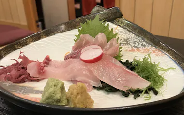 「くしぜん別誂え まめぜん」ではコイを目当てに来店する客が増えた(5月上旬、福島県郡山市)