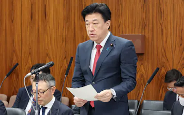 参院内閣委員会で「国家情報局」設置法案について趣旨説明する木原官房長官(12日午前)