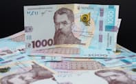 ウクライナのフリブナ紙幣