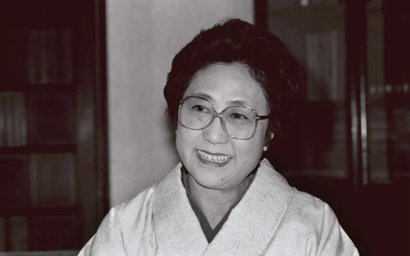 作家の佐藤愛子さん 作家の佐藤愛子さん