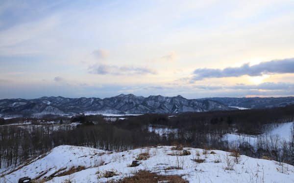 三井物産が所有する沙流山林付近にはアイヌ民族の集落がある（北海道平取町）