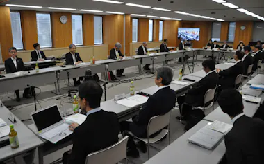 リニア中央新幹線静岡工区を巡り静岡県庁で開かれた国のモニタリング会議(15日、静岡市)