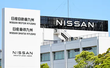 日産自動車九州・日産車体九州の工場(13日、福岡県苅田町)