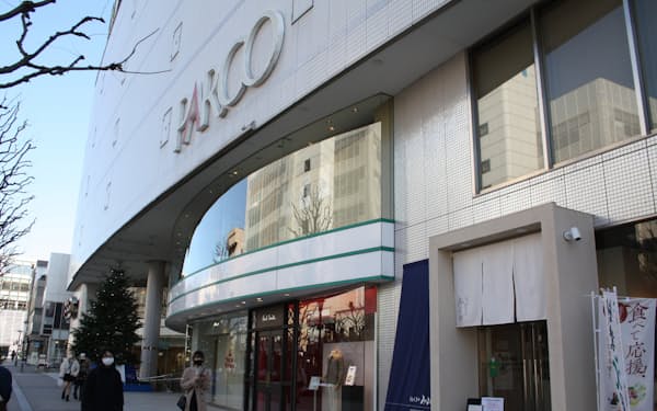 松本市中心部の象徴的な商業施設である「松本パルコ」