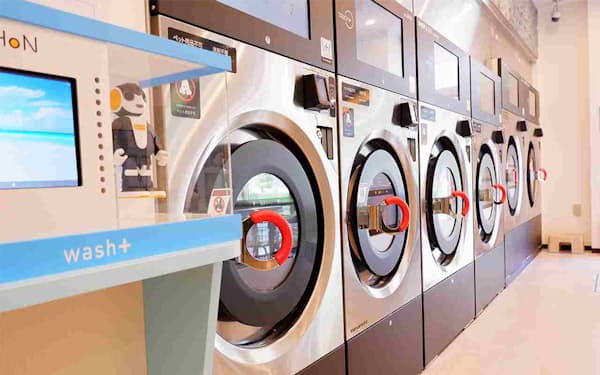 wash-plusのコインランドリー専用プラットフォーム「Smart Laundry」はキャッシュレス決済が可能。ダイナミックプライシングも導入した
                                                        