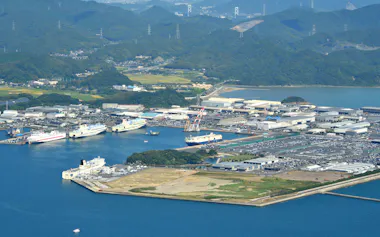 北九州港新門司地区(9月、北九州市)