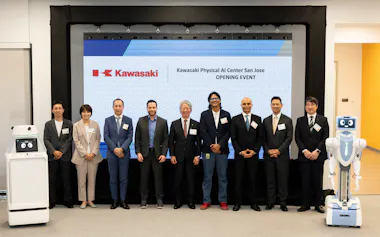 米シリコンバレーで開いた新拠点の開業式典=川崎重工提供