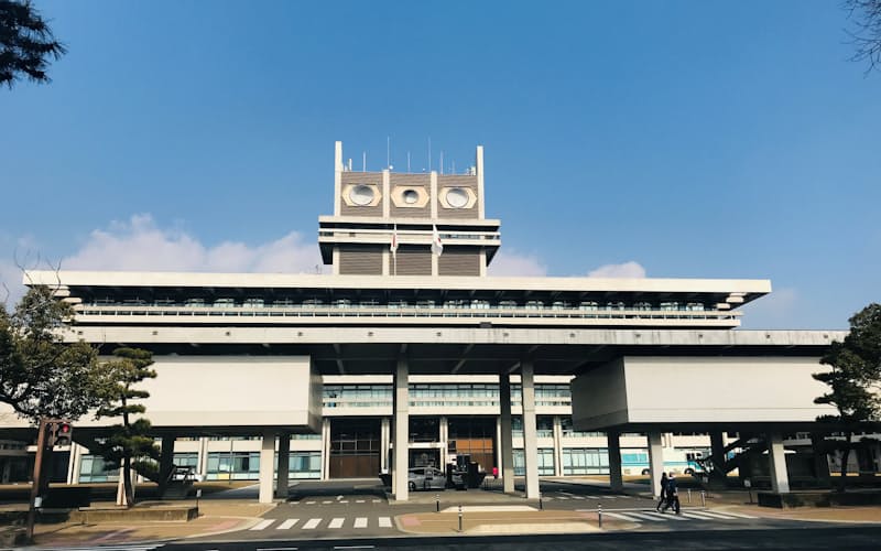 23日に知事選が告示される奈良県庁（奈良市）