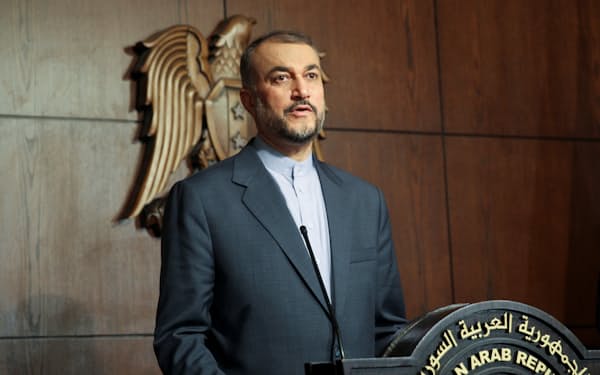 イランのアブドラヒアン外相（1月、ダマスカス）＝ロイター