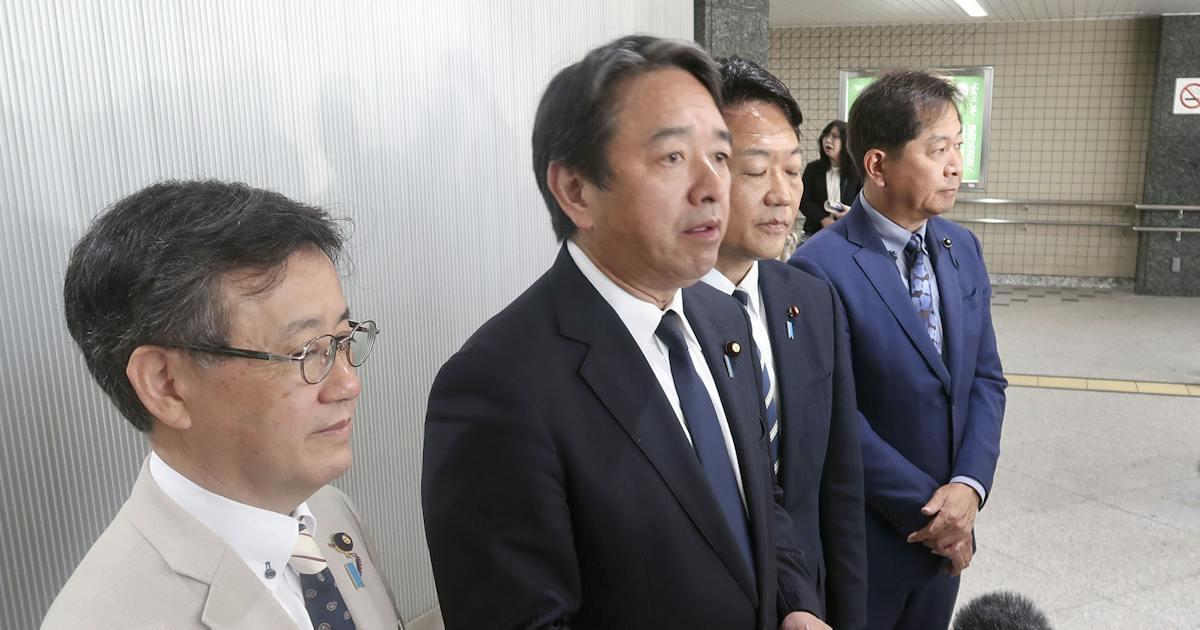与党は定数減より政治資金解決を 国民民主の榛葉氏「逃げては駄目」 - 日本経済新聞