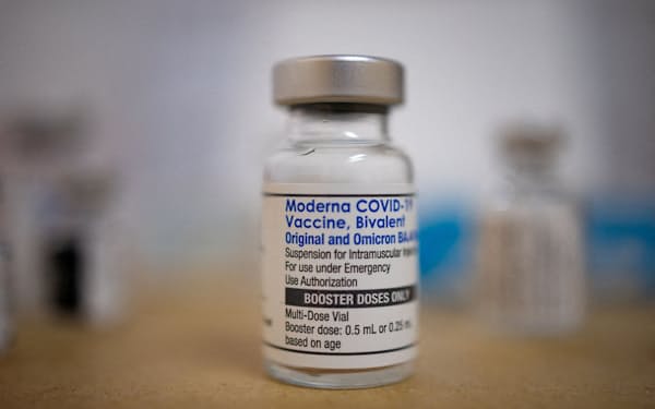 米モデルナのコロナ追加接種ワクチン＝ロイター
