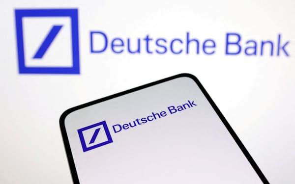 株価が下落したドイツ銀行=ロイター