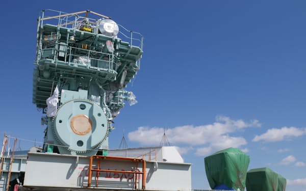 三井Ｅ＆Ｓは舶用エンジンを軸に成長を目指す（岡山県玉野市の工場）