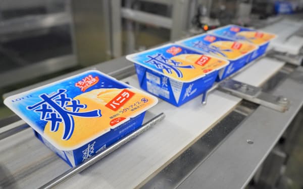 ロッテ浦和工場はアイスとチョコ菓子を作っている